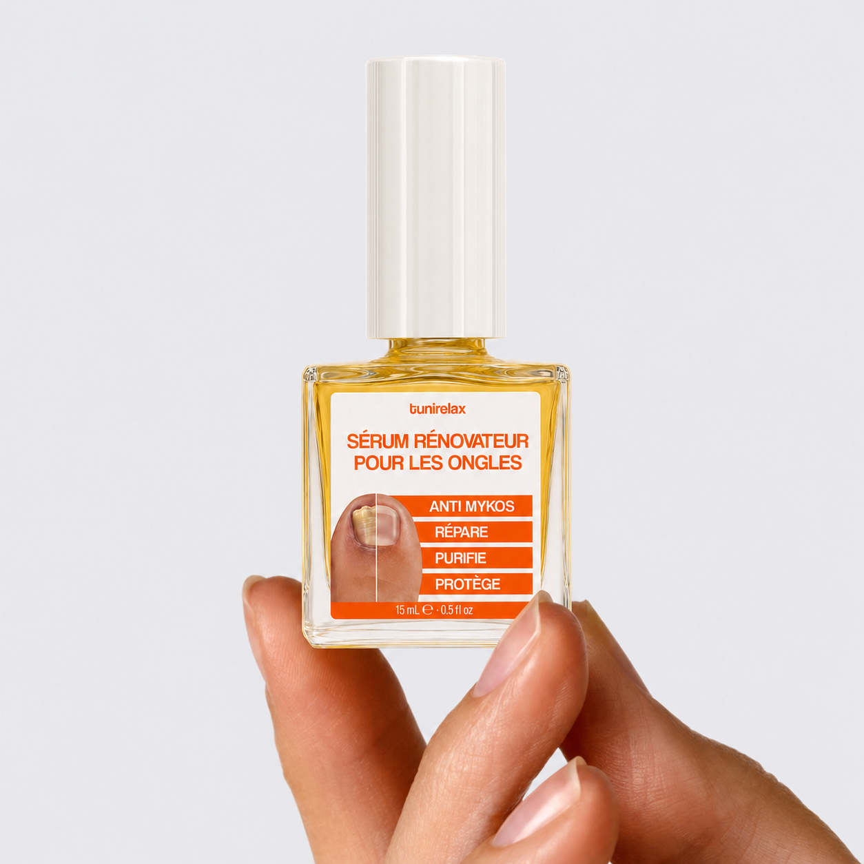 SÉRUM RÉNOVATEUR POUR LES ONGLES Tunirelax™